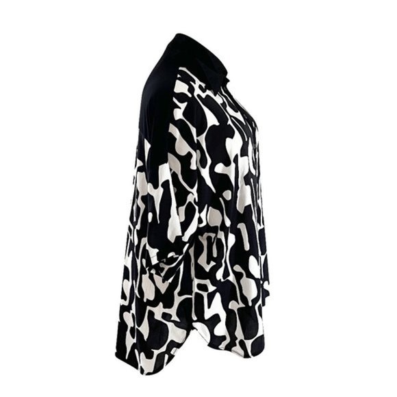 Elegant Darkwin White/Black Pant Suit - Premium Designer Turkish Style - Picture 6 of 9